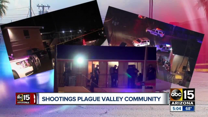 Shootings plague Phoenix community after weekend shooting left one woman dead and five hurt