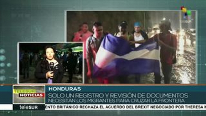 Segunda caravana de hondureños ya está en frontera con Guatemala