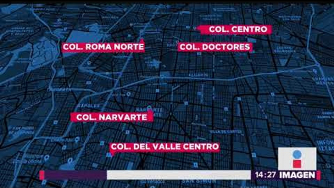 Estas son las 5 colonias más peligrosas de la Ciudad de México | Noticias con Yuriria Sierra