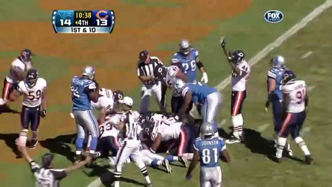 Lions vs Bears 2010 Highlights Calvin Johnson Rule