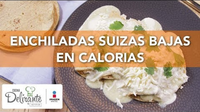 Enchiladas suizas bajas en calorías | Cocina Delirante