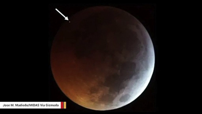 Cameras Catch Meteorite Crashing Into The Moon During ‘Super Blood Wolf Moon' Eclipse