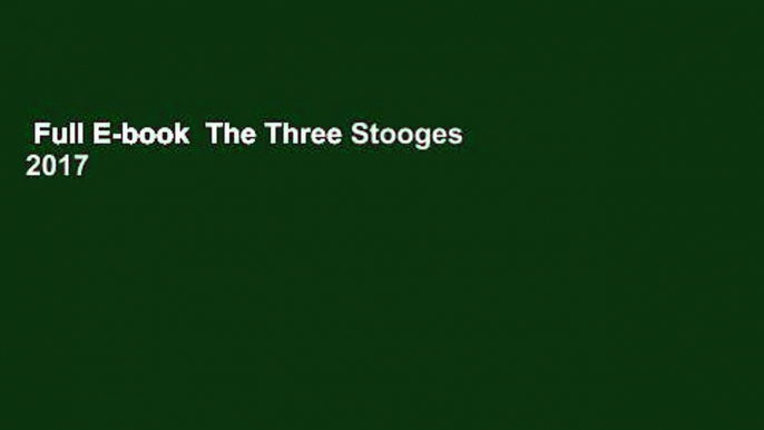 Full E-book  The Three Stooges 2017 Calendar  Review