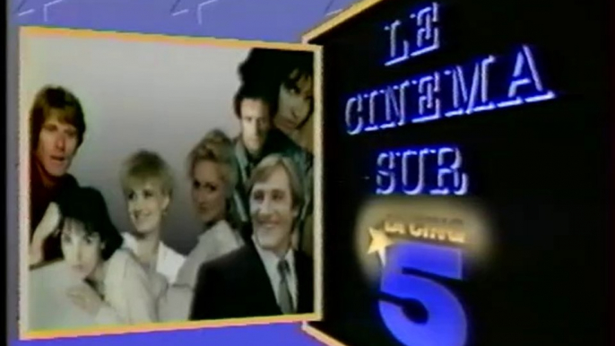 La 5 - 1988 - Jingle Cinéma, publicités