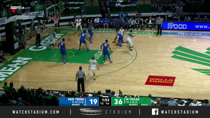 Middle Tennessee vs. North Texas Basketball Highlights (2018-19)