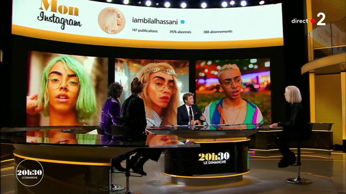 "Dans la chanson 'Roi', je ne réponds pas à la haine" : Bilal Hassani à propos des attaques sur les réseaux sociaux