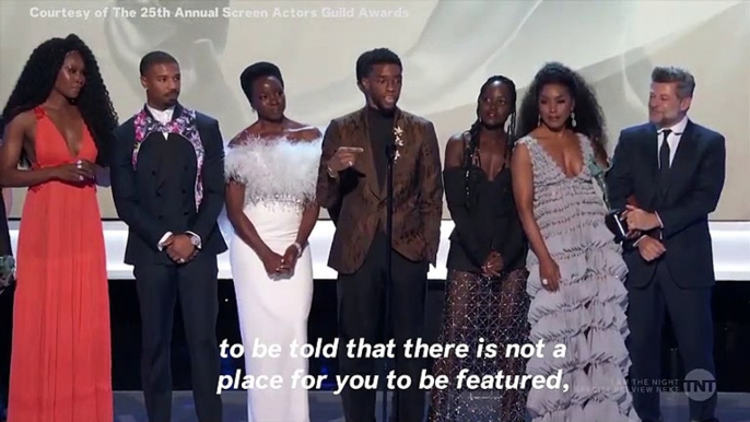 Chadwick Boseman Celebrates Being ‘Young, Gifted and Black’ After Black Panther Makes SAG Awards History