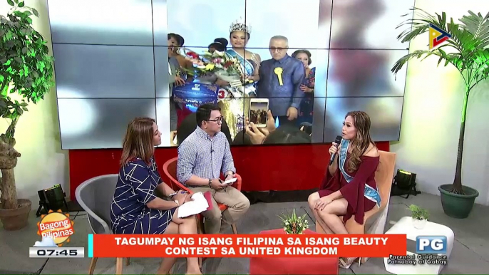 JUAN OVERSEAS: Tagumpay ng isang Filipina sa isang beauty contest sa United Kingdom