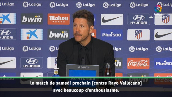 La Liga: Atlético Madrid - Le départ de Simeone en pleine conférence de presse...