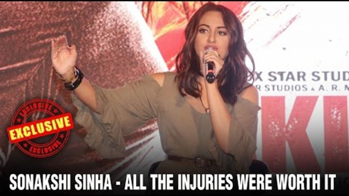 Sonakshi Sinha - All the injuries were worth it | Akira Movie 2016 | Sonakshi Sinha Hot | Akira FIlm