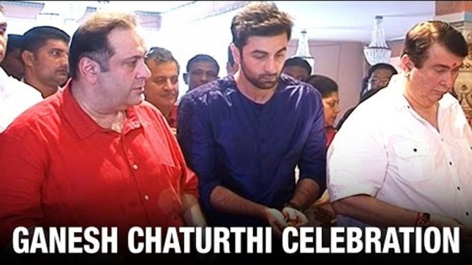 Ranbir Kapoor Celebrates Ganesh Chaturthi At RK Studios | Rajiv Kapoor | Latest Bollywood News