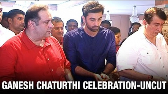 Uncut: Ranbir Kapoor Celebrates Ganesh Chaturthi At RK Studios | Bollywood News 2016