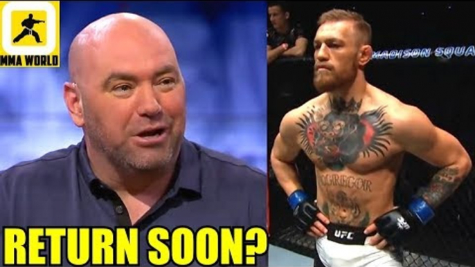 We have started talks with Conor McGregor for his next fight-Dana White,Holm Holly reacts