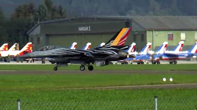 Rare Catch! F16 Fighting Falcon Belgian Air Force "Brutally Take off" at the Red Bull Air Power 2016 in LOXZ-Zeltweg/Austria (1080/50P) 03.09.2016