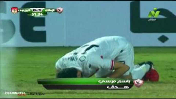 الهدف الأول لنادي الزمالك في الاوليمبي .. باسم مرسي | كأس مصر 2017 دور الـ32