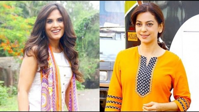 Juhi Chawla And Richa Chadda Begin Shooting For Their Movie Chalk N Duster