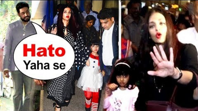 Abhishek Bachchan Lashes Out As Paparazzi Harass Aishwarya Rai & Daughter Aradhya At School