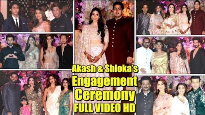 All Bollywood Celebs ATTEND Akash Ambani & Shloka Mehta’s GRAND Engagement Ceremony Complete Video