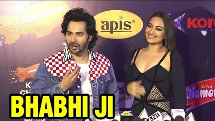 WHAT  Sonakshi Sinha in Relationship ?Varun Dhawan Trolls Sonakshi Calls her BHABHI |