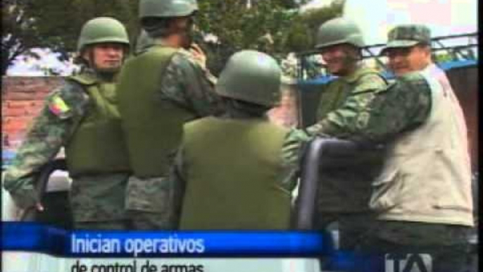 Militares intensifican operativos de control de armas