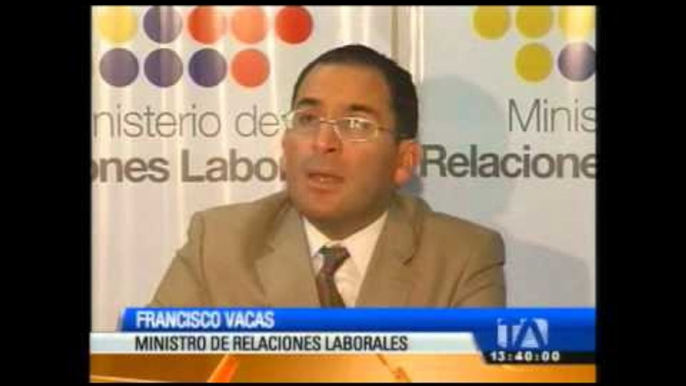 Ministro Vacas anuncia reformas la Código Laboral