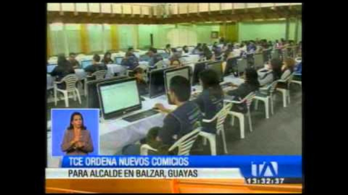 TCE ordena nuevas elecciones para alcalde en Balzar, Guayas