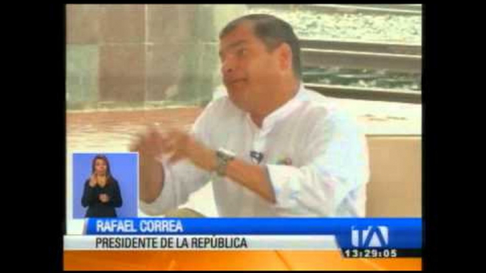 El presidente Correa se reúne con su gabinete itinerante en Bucay