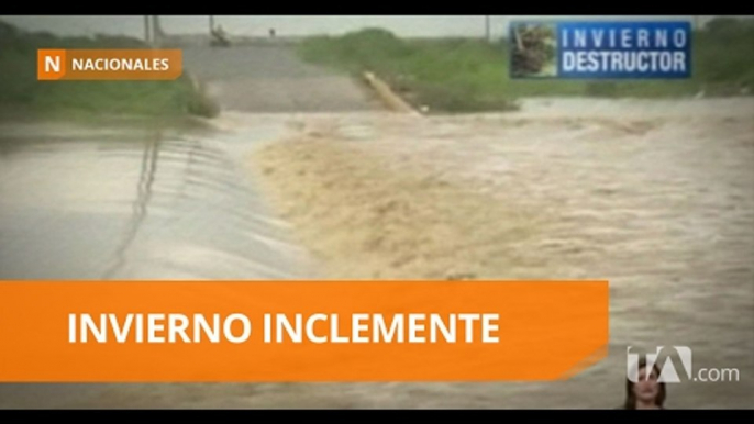 Santa Elena, Manabí y Guayas las más afectadas por el invierno