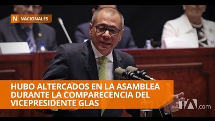 Glas comparece ante la Comisión de Fiscalización por caso Odebrecht