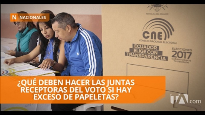 90% de miembros de las juntas receptoras del voto fue capacitado - Teleamazonas