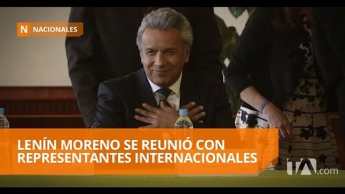 Lenín Moreno recibió felicitación de varios embajadores - Teleamazonas