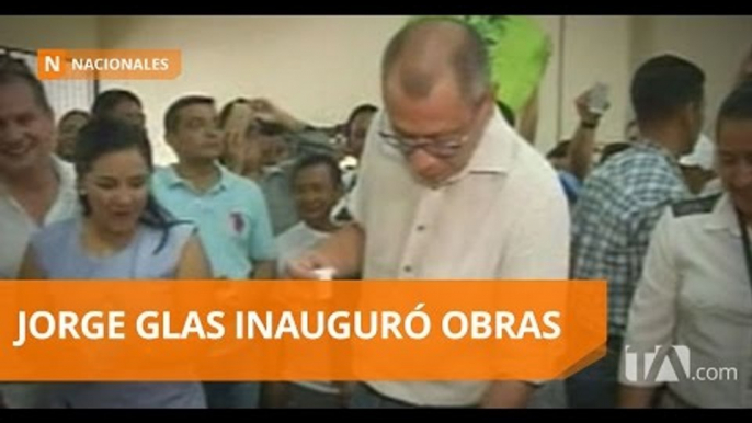 Jorge Glas inauguró la subestación Eléctrica Chorrillo - Teleamazonas