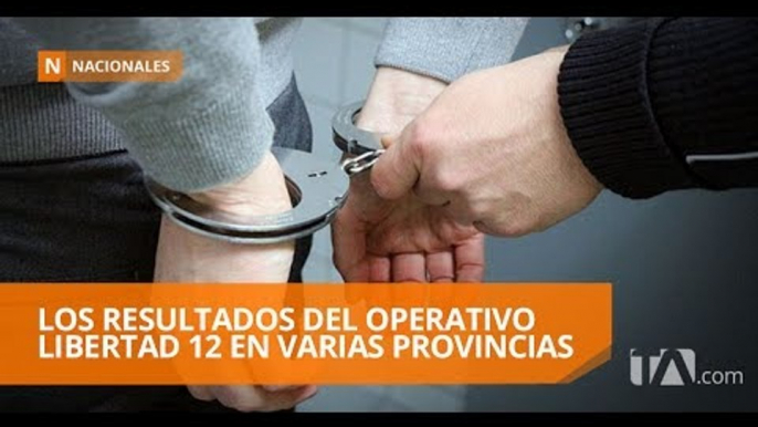 26 detenidos en operativo Libertad 12 - Teleamazonas