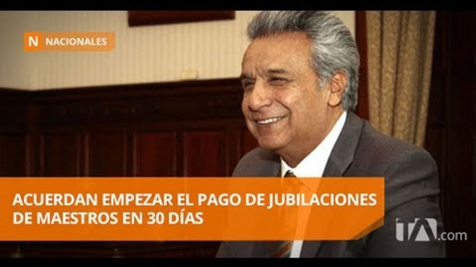 Pago adeudado a maestros jubilados empezará en 30 días - Teleamazonas