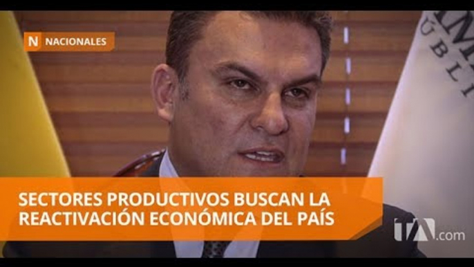 Presidente de la Asamblea se reunió con gremios productivos - Teleamazonas