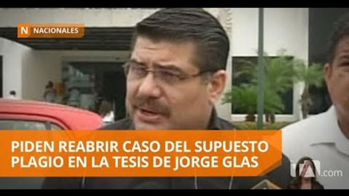 Jorge Escala pedirá reabrir la investigación sobre supuesto plagio de Glas - Teleamazonas