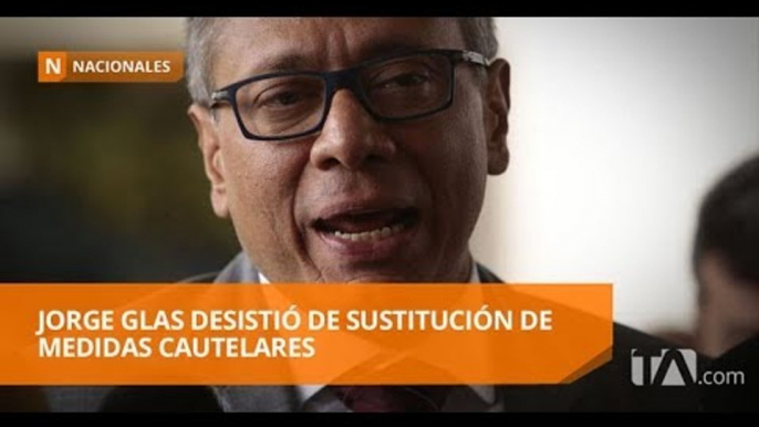 Jorge Glas, en espera de audiencia preparatoria de juicio - Teleamazonas