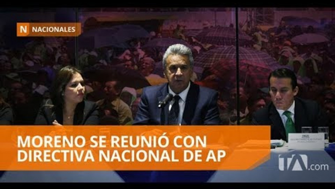 Lenín Moreno se reunió con legisladores y directiva de Alianza PAIS - Teleamazonas