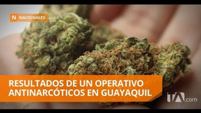 Operativo antinarcóticos permitió la detención de dos personas en Guayaquil - Teleamazonas