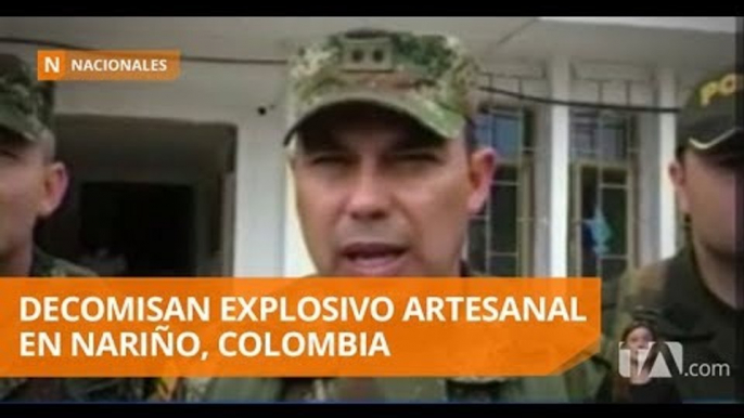 Ejército colombiano decomisó morteros, cilindros, bombas y explosivos - Teleamazonas