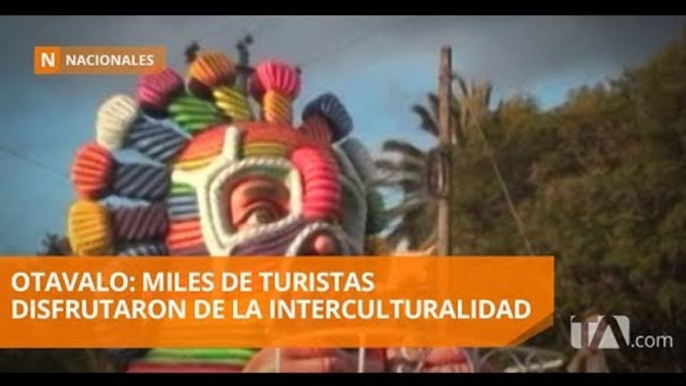 Visitantes nacionales y extranjeros disfrutaron de las fiestas del Yamor - Teleamazonas