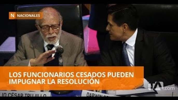 El CPCCS-T cesó en funciones a miembros del Consejo de la Judicatura - Teleamazonas