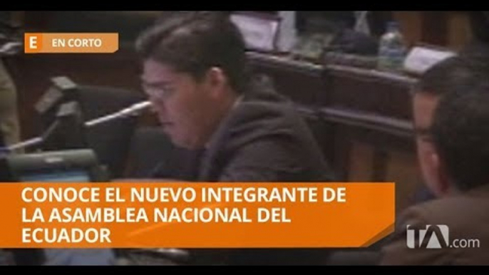 Nuevo integrante en el curul de la Asamblea Nacional - Teleamazonas