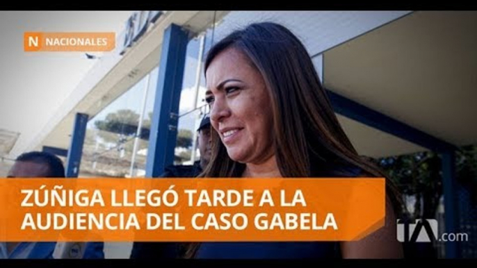 Audiencia fallida del Caso Gabela, porque Ledy Zúñiga llegó tarde - Teleamazonas