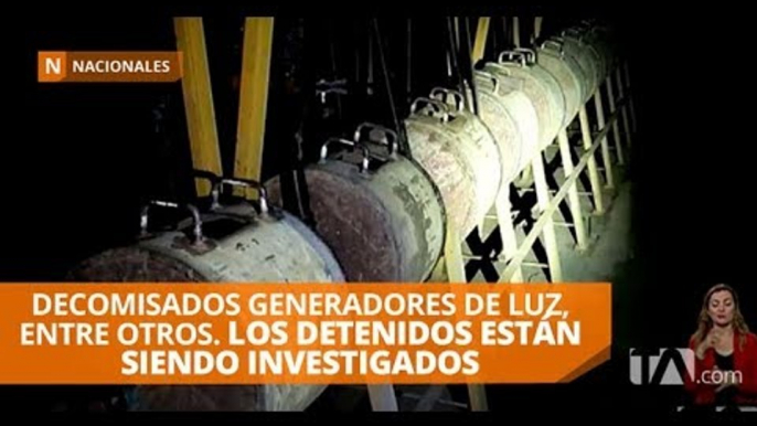 Operativo minero dejó material decomisado y varios detenidos - Teleamazonas