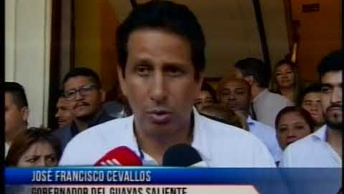 José Cevallos cumplió sus últimas actividades como gobernador del Guayas