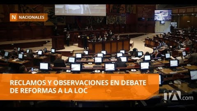 Se cerró el debate del primer informe de las reformas a la Ley de Comunicación - Teleamazonas