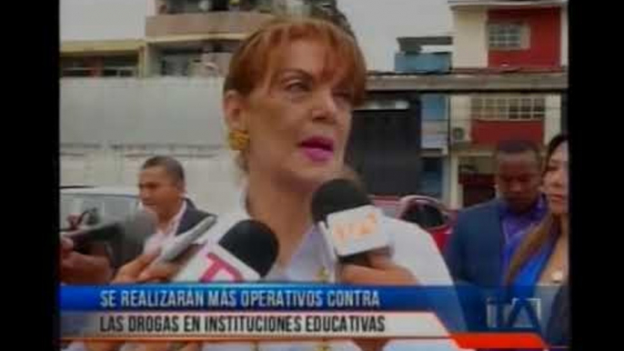 Se realizarán operativos antidrogas en instituciones educativas