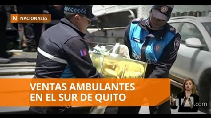 La AMC realizó operativo en el sur para disminuir las ventas ambulantes -Teleamazonas