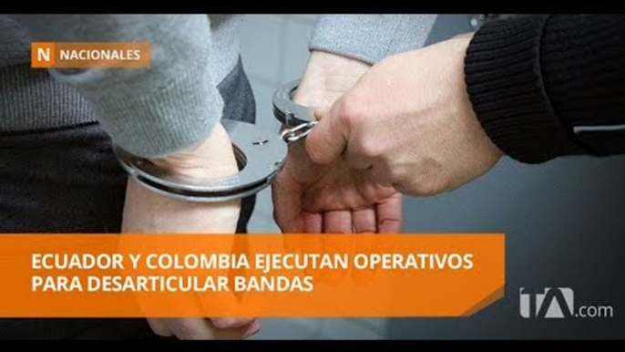 Una decena de detenidos en operativos binacionales - Teleamazonas